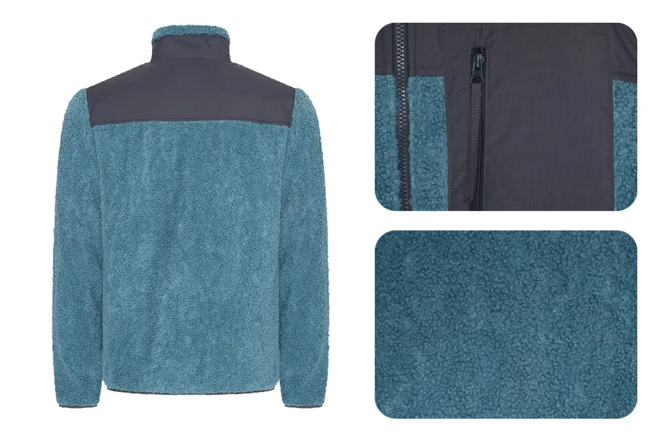 Veste en peluche pour homme