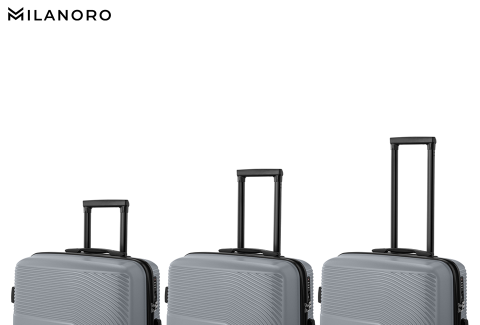 Lot de 3 valises de voyage