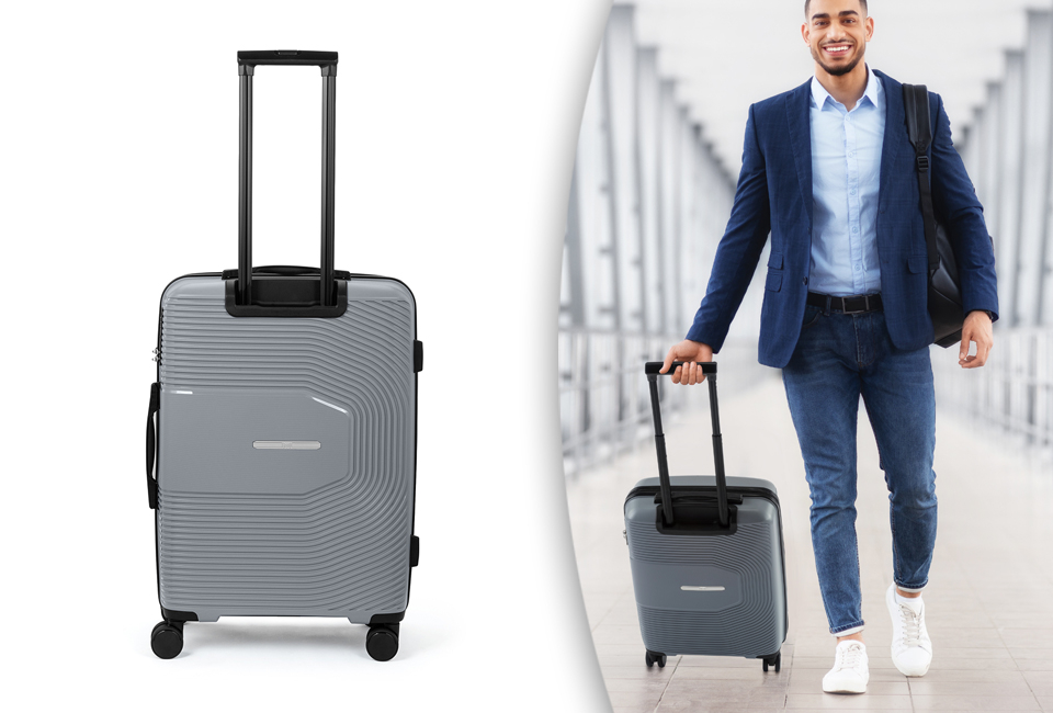 Lot de 3 valises de voyage