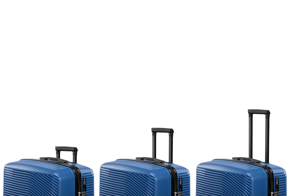 Lot de 3 valises de voyage