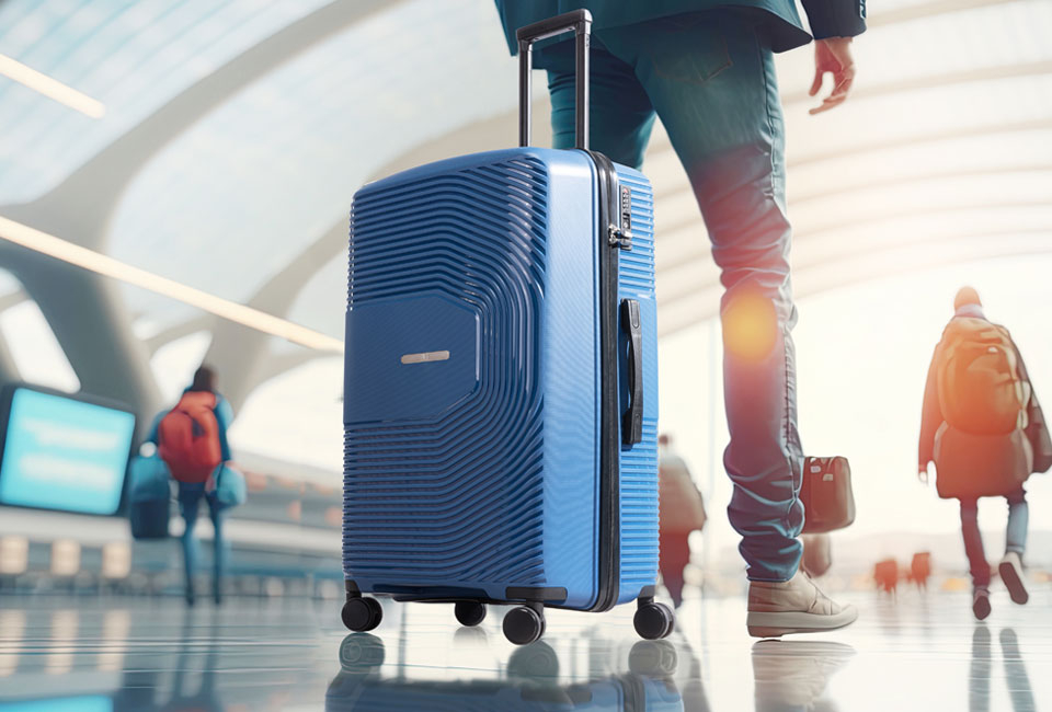 Lot de 3 valises de voyage