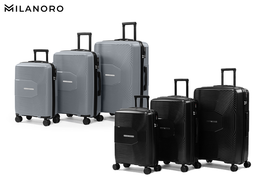 Lot de 3 valises de voyage
