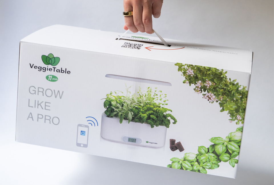 Odling inomhus med VeggieTable