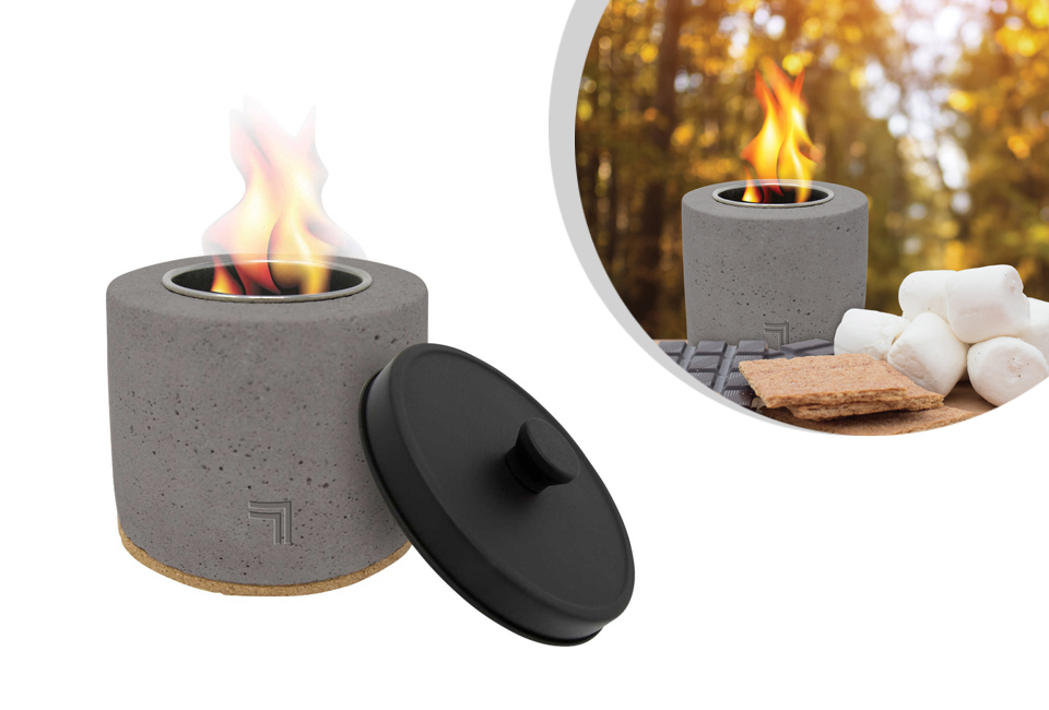 Table-top hearth