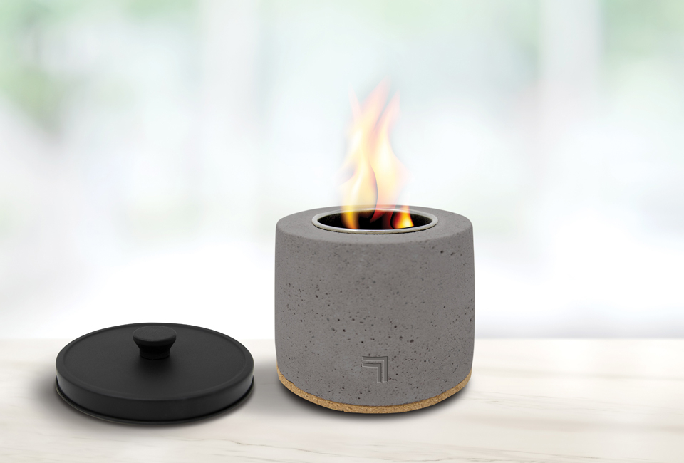 Table-top hearth