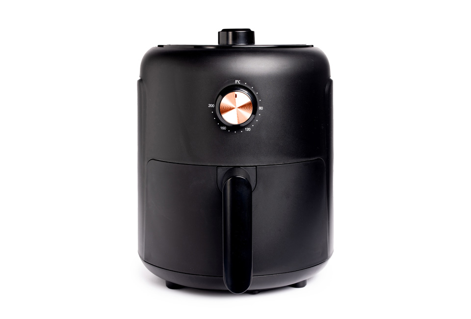 Mini airfryer met een capaciteit van 2,6 liter