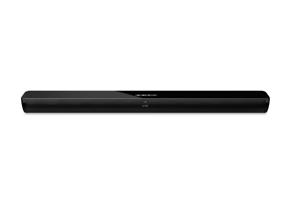 Kabellose Soundbar mit eingebauten Subwoofern