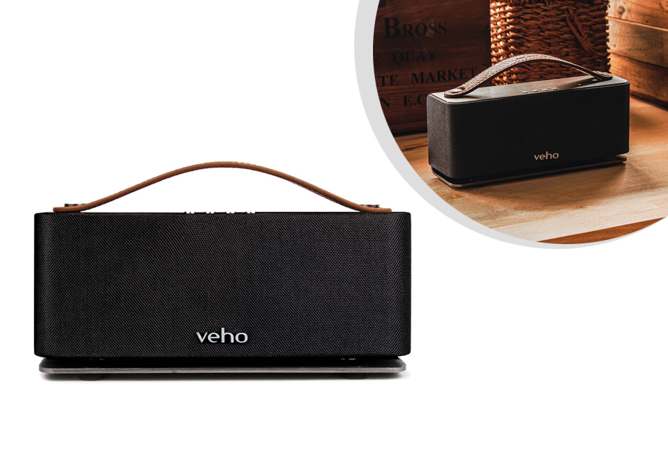 Głośnik Bluetooth z powerbankiem w stylu retro