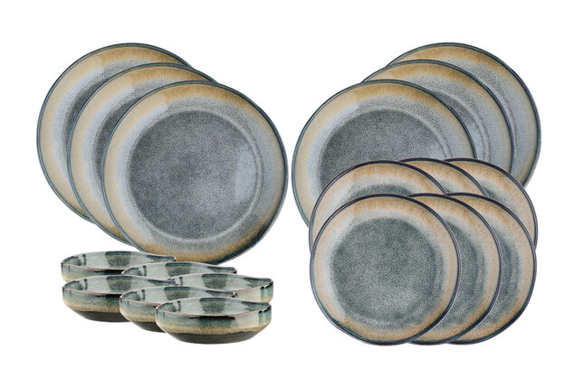 Service de table de 18 ou 36 pièces pour une table chaleureuse
