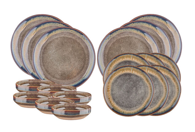 Service de table de 18 ou 36 pièces pour une table chaleureuse