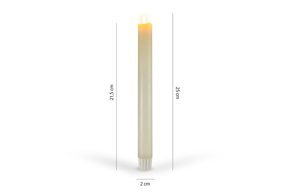 Set van 6 LED-kaarsen met afstandsbediening