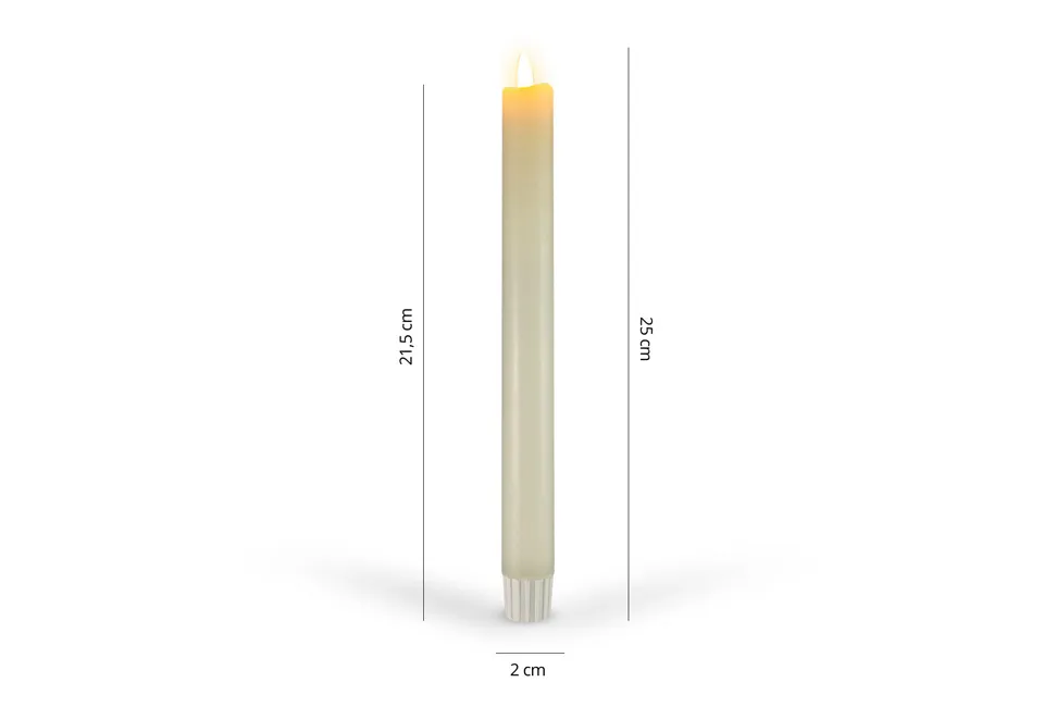 Lot de 6 bougies LED avec t&eacute;l&eacute;commande