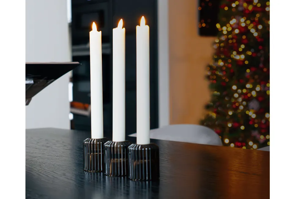 Lot de 6 bougies LED avec t&eacute;l&eacute;commande