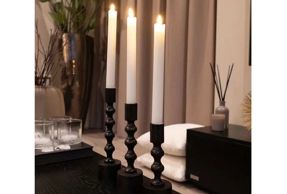 Lot de 6 bougies LED avec t&eacute;l&eacute;commande