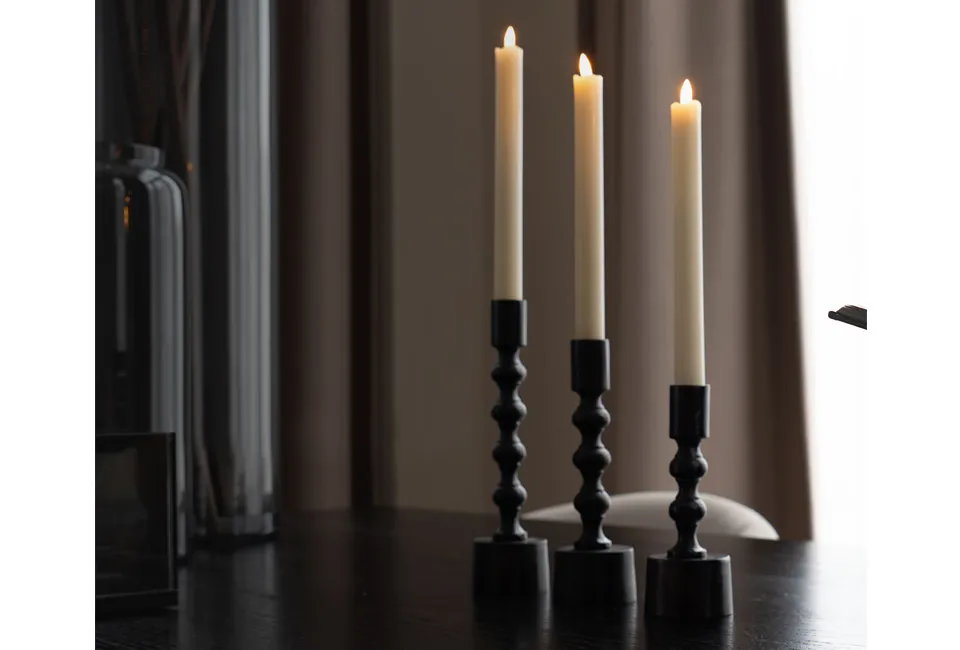 Lot de 6 bougies LED avec t&eacute;l&eacute;commande