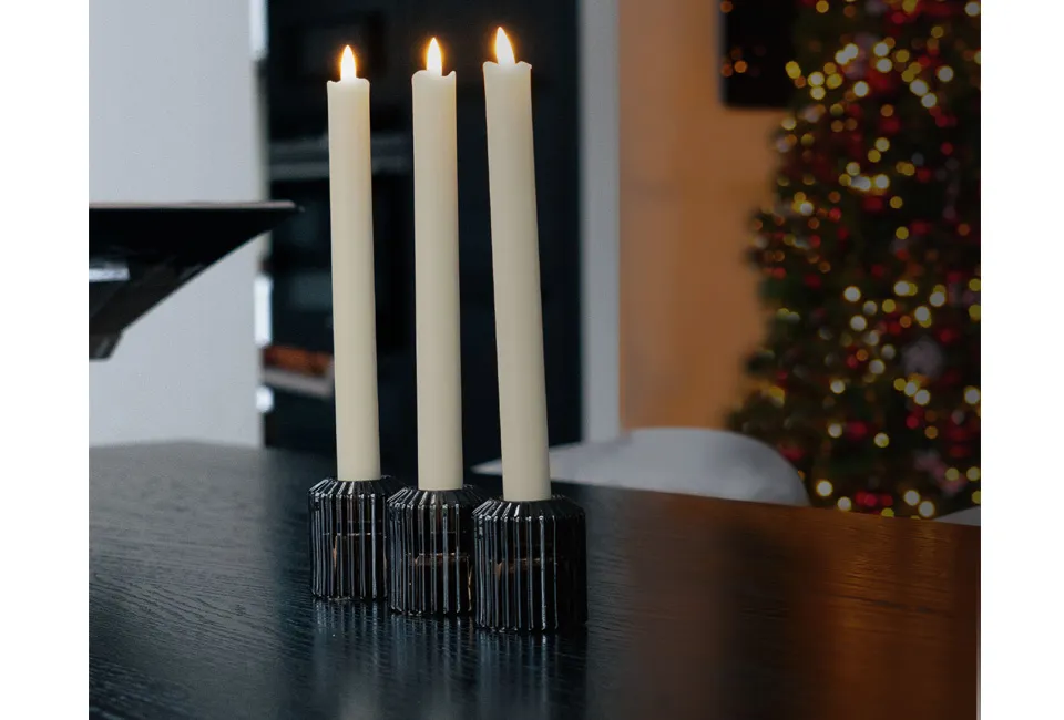 Lot de 6 bougies LED avec t&eacute;l&eacute;commande