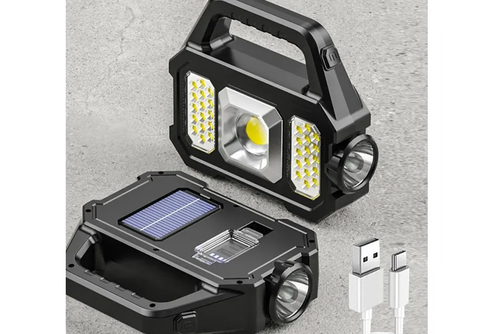 Lampe de travail solaire rechargeable