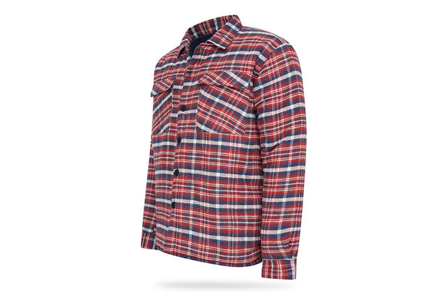 Camisa de xadrez para homem, forrada e maravilhosamente quente