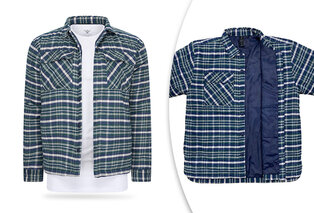 Camisa de xadrez para homem, forrada e maravilhosamente quente — 7