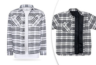Camisa de xadrez para homem, forrada e maravilhosamente quente — 10