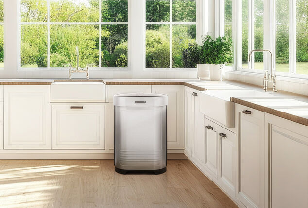 Prullenbak van 52L met sensor