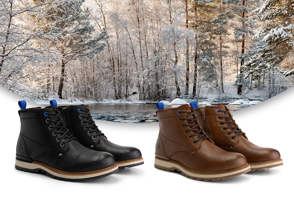 Bottines mi-hautes pour hommes