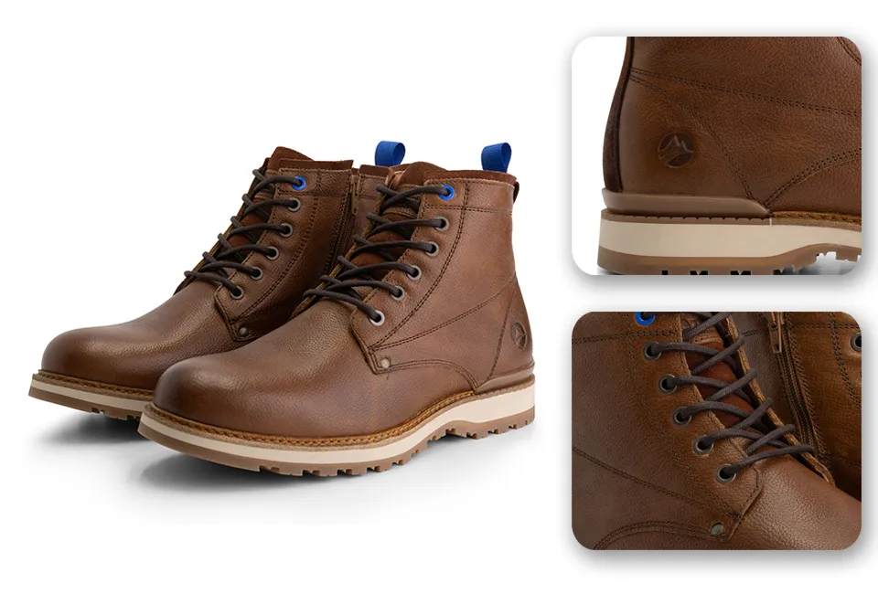 Bottines mi-hautes pour hommes
