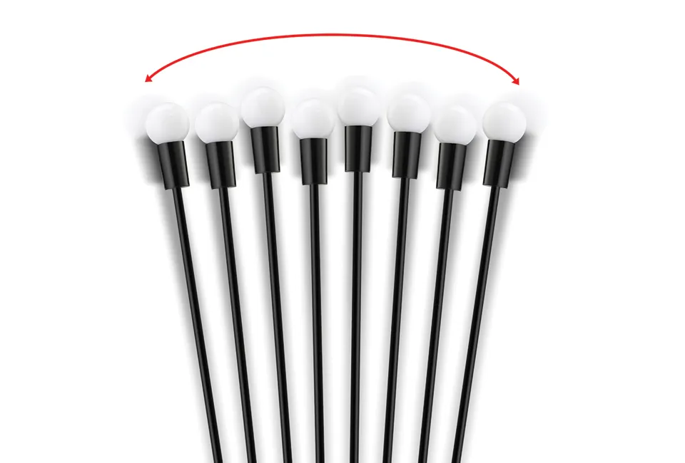 Set di 2 lampade da giardino Firefly a energia solare