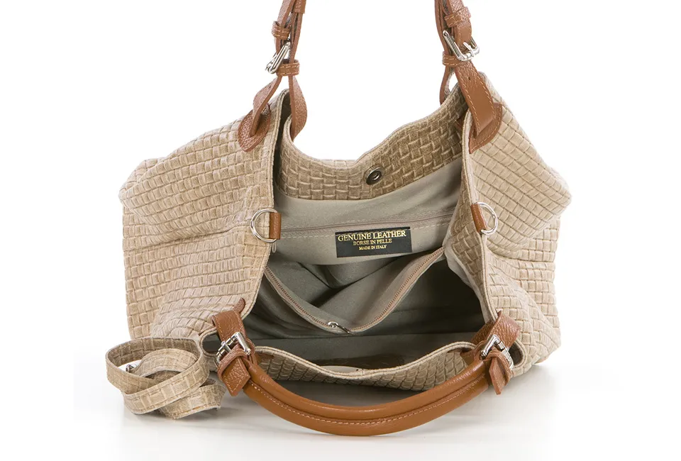 Sac &agrave; main en cuir &eacute;l&eacute;gant