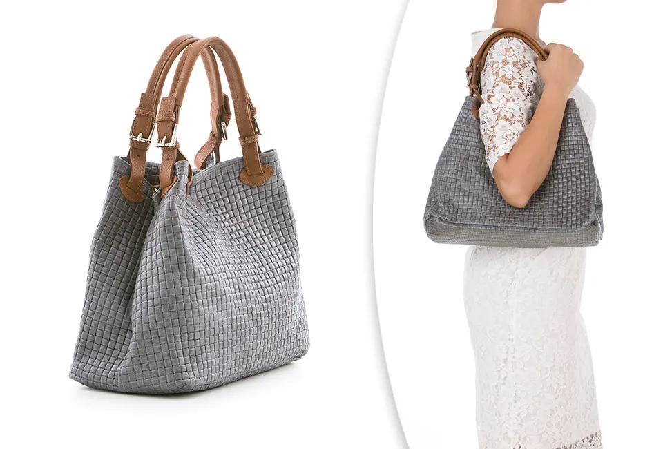 Sac &agrave; main en cuir &eacute;l&eacute;gant