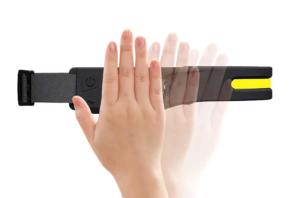 Rechargeable bright 2-in-1 headlamp with motion sensor