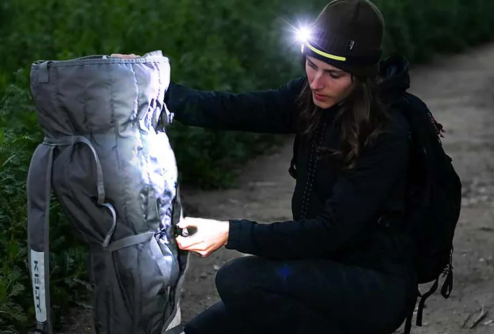 Rechargeable bright 2-in-1 headlamp with motion sensor