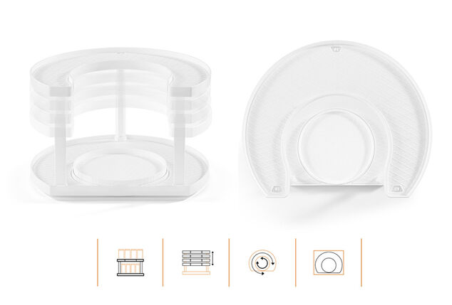 Spice rack for a tidy kitchen