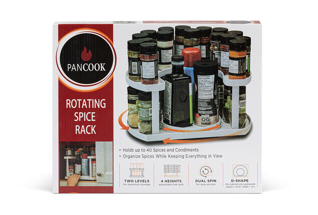 Spice rack for a tidy kitchen