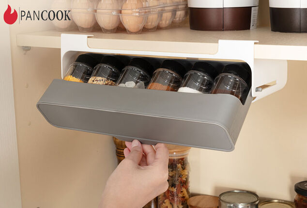 Spice rack for a tidy kitchen