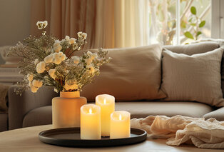 Set of 3 rechargeable candles — 4