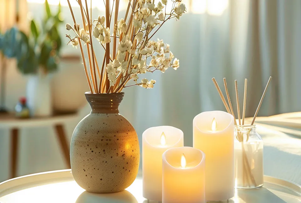 Lot de 3 bougies rechargeables