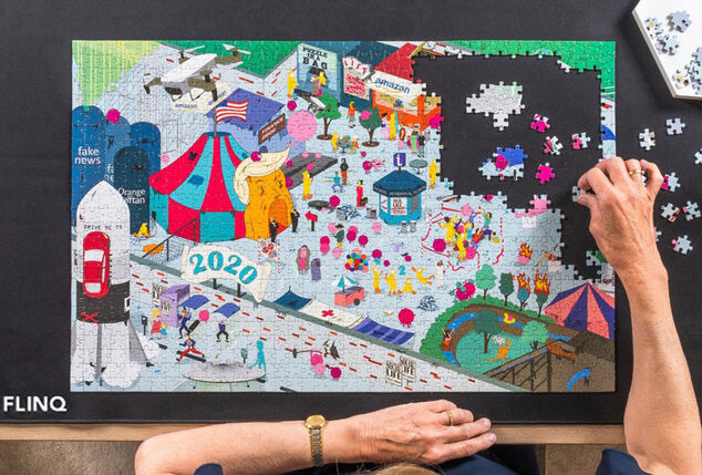 Tapis puzzle enroulable pratique