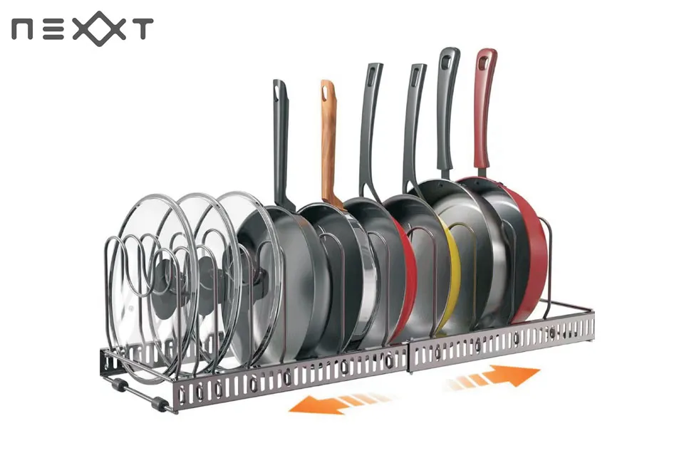 Telescopische organiser voor potten &amp; pannen XL