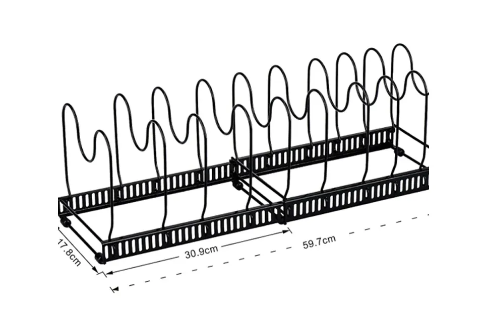 Telescopische organiser voor potten &amp; pannen XL