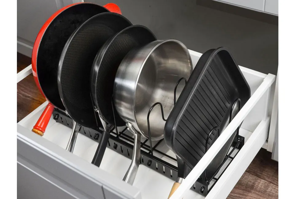 Telescopische organiser voor potten &amp; pannen XL