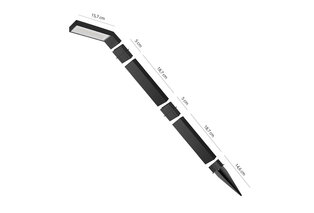 Set van 2 aluminium tuinlampen op zonne-energie — 4
