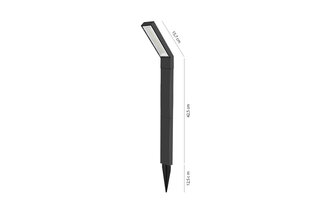 Set van 2 aluminium tuinlampen op zonne-energie — 6