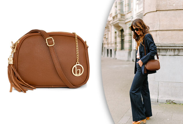 Italienische Lederhandtasche Outspot