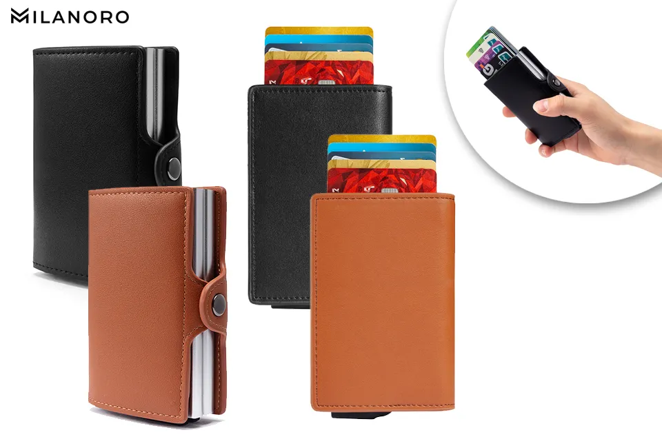 Compact bank card protector with RFID blocking technology