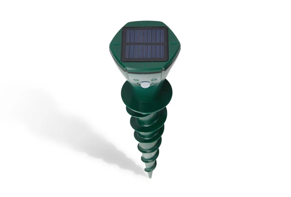 2 solar-powered mole chasers