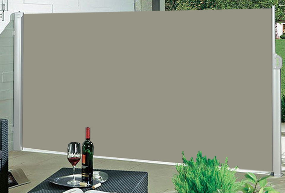 Pare-vent coulissant en anthracite ou beige