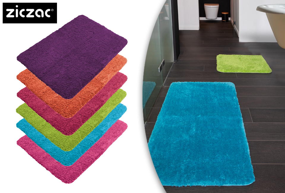 Tapis de bain antid&eacute;rapant color&eacute; et robuste