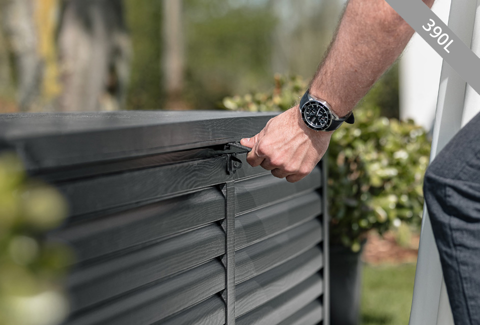 Caja de almacenamiento grande 390L