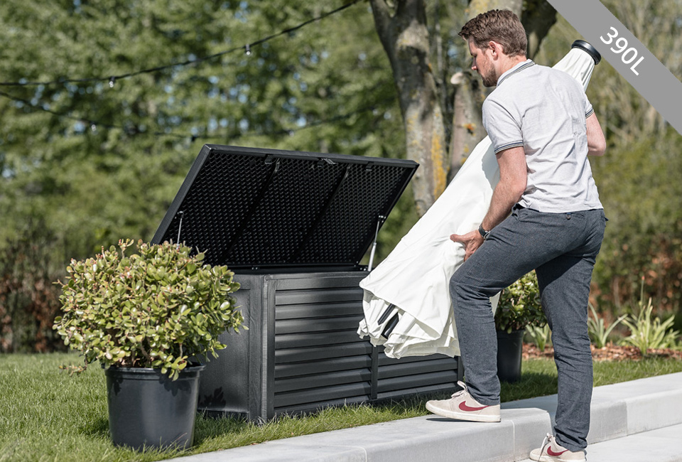 Ruime opbergkoffer 390L